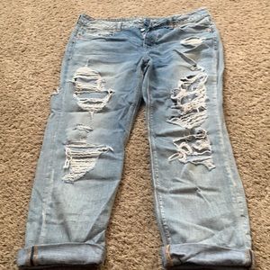 American eagle Tom girl jeans. Size 14